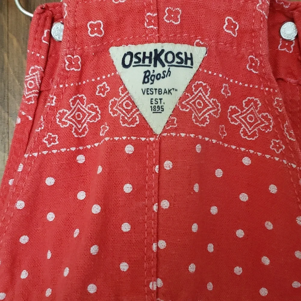 OshKosh B'gosh Shortalls Sz 18M